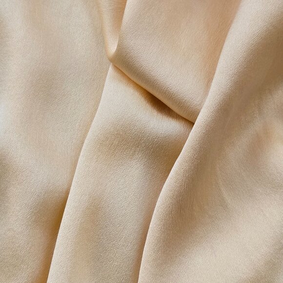 NWOT Silk Talbots Butter Yellow Oblong Scarf - Picture 9 of 10